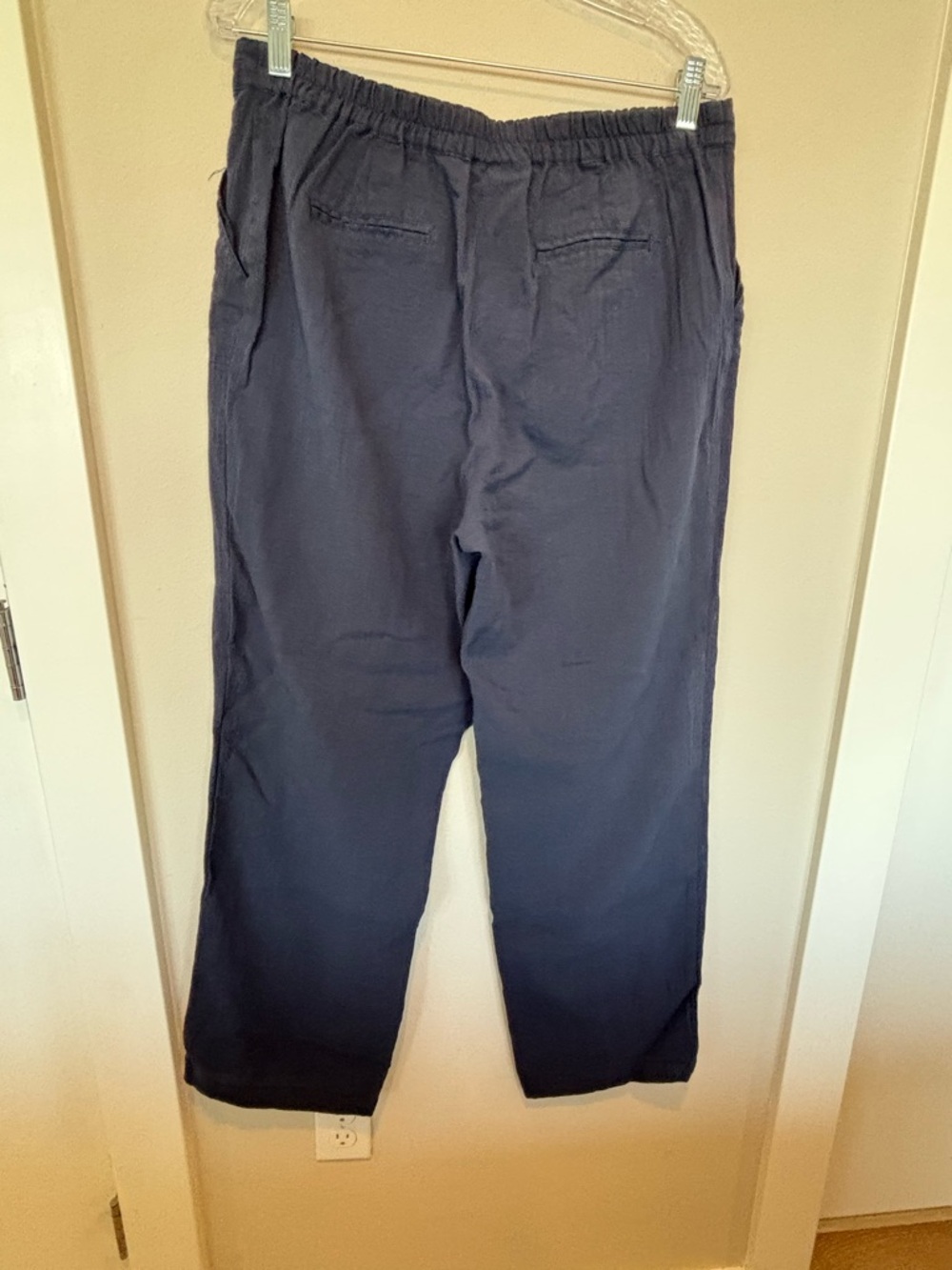 Charter Club Navy Drawstring Jogger Pants - Picture 2 of 4